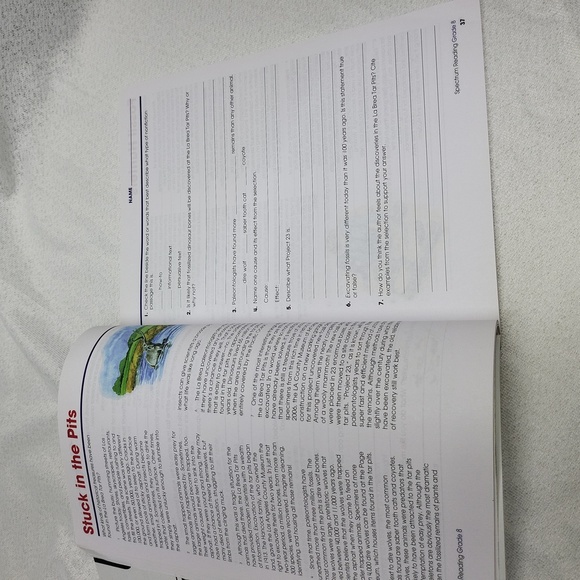 3/$10 Spectrum Reading Grade 8, Textbook - Picture 9 of 13